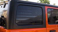 American Flag Quarter Window DECAL Set | 2011-2018 Jeep JL 4-Door Only
