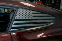 American Flag Quarter Window DECAL Set (2015-2023 Mustang)