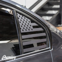 American Flag Rear Quarter Window DECAL Set | 2012-2015 BMW F30 Sedan