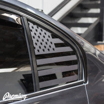 American Flag Rear Quarter Window DECAL Set | 2012-2015 BMW F30 Sedan