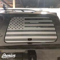 American Flag Rear Quarter Window DECAL Set | 2004-2016 Nissan Armada