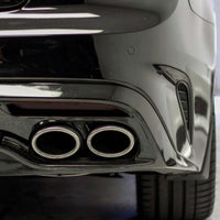 Rear Reflector Smoke Tint/Gloss Black Overlay | 2018-2021 Kia Stinger (GT Model Only)