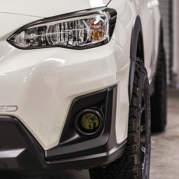 Fog Light Tint Overlays - Yellow/Amber/Smoke | 2018-2022 Crosstrek / Impreza - MEDIUM SMOKE TINT