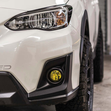 Fog Light Tint Overlays - Yellow/Amber/Smoke | 2018-2022 Crosstrek / Impreza - YELLOW TINT (RALLY YELLOW)