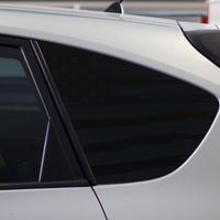 Satin Black Distressed  Subaru Flag