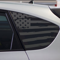 Satin Black Distressed  Subaru Flag