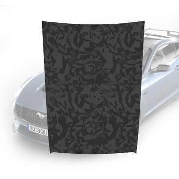 2024+ Mustang EcoBoost Vast 1 Hood Stamp Blackout