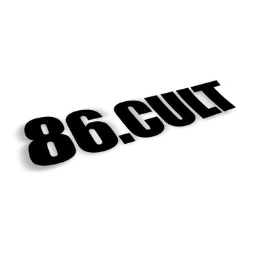 86 Cult Decal | 10 inch (Choose Your Color)
