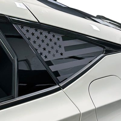 2022-2024 Honda Civic Hatchback | Quarter Window US Flag  DECALs