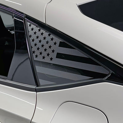2023-2024 Honda Civic TYPE R | Quarter Window US Flag  DECALs