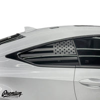 2015-2019 Lexus RC DISTRESSED US Flag Satin Black