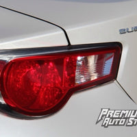 Angle shows top and bottom portion of tail light. Please note: Image shown here without smoke inserts.
