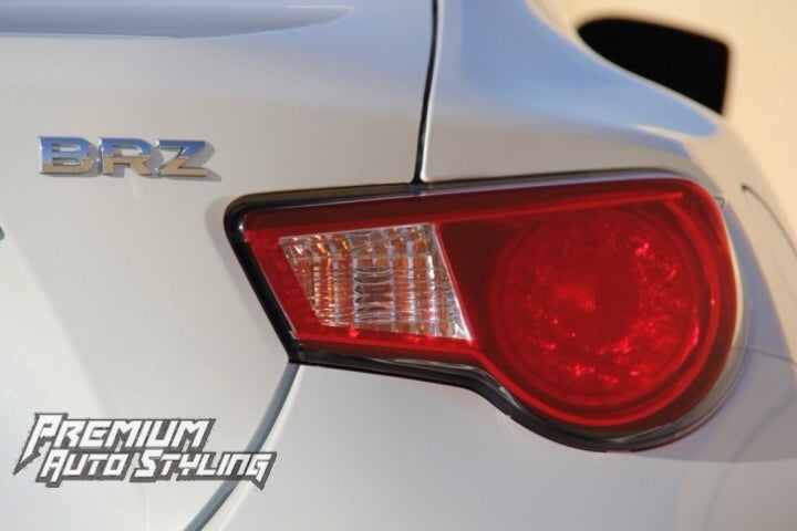 2013-2017 Scion FRS Tail Light Tint - Custom Cut Out Overlay Red Tint