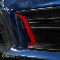 Front Bumper Accent Vinyl Overlays ( Choose Your Color ) | 2018-2021 Subaru WRX / STI