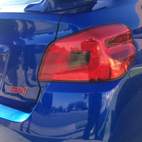 Red Tail Light Tint w/ Smoked Reverse Overlays (2015-2021 WRX / STI)