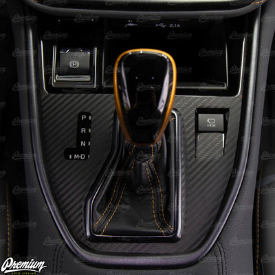 Carbon Fiber Shifter Trim Vinyl Overlay