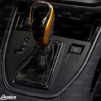 Carbon Fiber Shifter Trim Vinyl Overlay