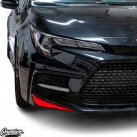 Front Bumper Accent Overlay - Select Color | 2020-2021 Toyota Corolla Sedan