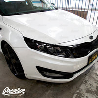 Headlight Amber Delete with Eyelid V1 - Gloss Black | Kia Optima 2011-2015