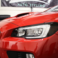 Headlight Amber Delete w/ Eyelid Overlay – Smoke Tint | 2015-2017 WRX/STI | 2018-2021 WRX/PREMIUM