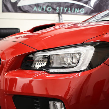 Headlight Amber Delete w/ Eyelid Overlay – Smoke Tint | 2015-2017 WRX/STI | 2018-2021 WRX/PREMIUM