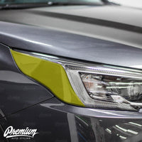 Headlight Amber Delete Overlay - Gloss Black