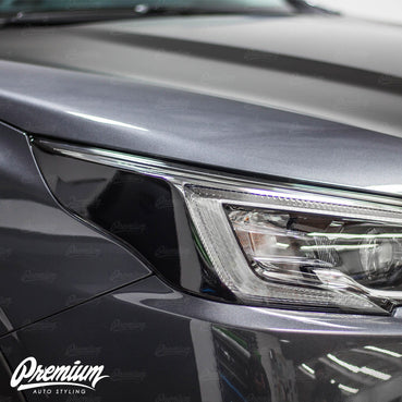 Headlight Amber Delete Overlay - Gloss Black | 2020-2022 Subaru Legacy