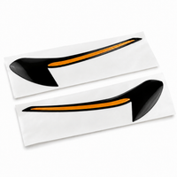 2022–2026 Honda Civic FL5 | Headlight Amber DRL +  Reflector Delete Pre-Cut Vinyl Eyelid Overlays