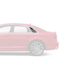 Distressed US Flag Qtr Window Decal - 2017-2019 Audi B9 A4/S4/RS4