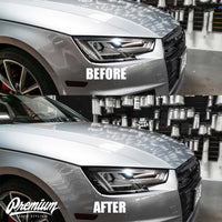 Headlight Smoked Accent Vinyl Overlay - Full LED Headlights (Non-Matrix)