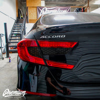 2018-2022 Honda Accord Smoked Honeycomb Tail Light Tint