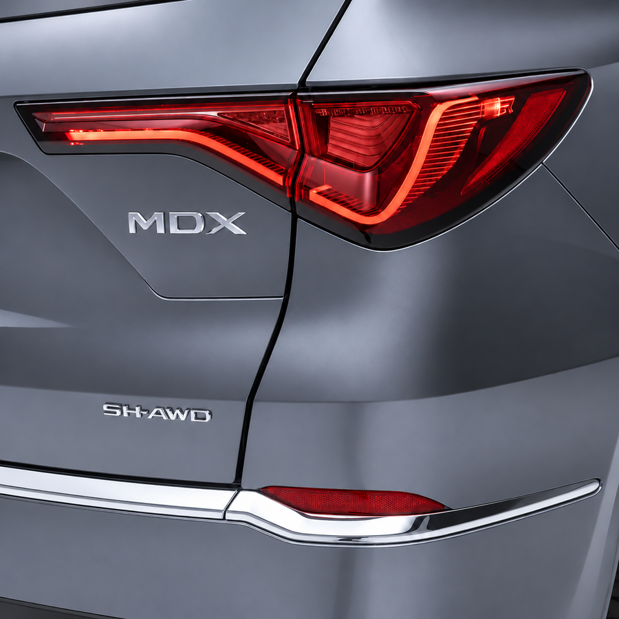 2022–2026 Acura MDX Red Taillight Tint Overlays | 4-Piece Kit