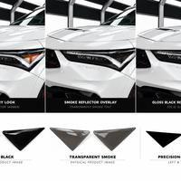2023–2026 Acura Integra / 2024–2026 Type S Headlight Amber Delete Overlays | Smoked Tint or Gloss Black