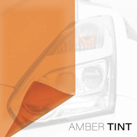 Amber Tint - Bulk Tint Film 13.5-inch wide  (Headlight, Tail Light, Fog Lights)