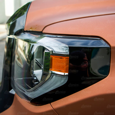 Amber Delete with Eyelid - Gloss Black | 2018-2021 Toyota Tundra