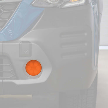 Amber Tint Fog Light Overlays - 2024+ Subaru Crosstrek Wilderness