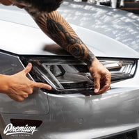 Headlight Smoked Accent Vinyl Overlay - Full LED Headlights (Non-Matrix)