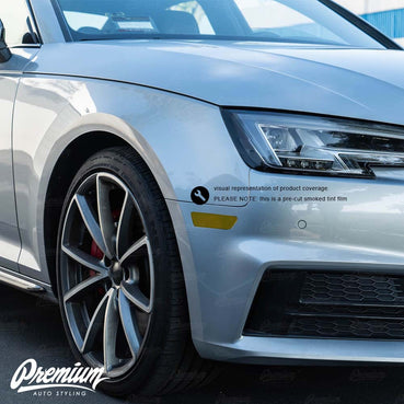 Front Side Reflector Overlays | 2017-2018 Audi A4 | 2018 Audi S4
