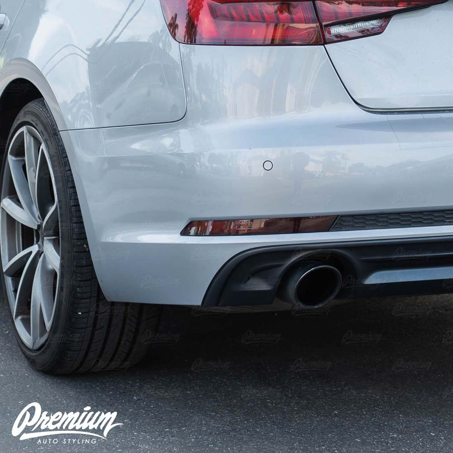 Rear Bumper Reflector Overlays | 2017-2018 Audi A4 | 2018 Audi S4