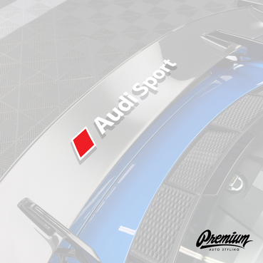 Audi R8 wing decal
