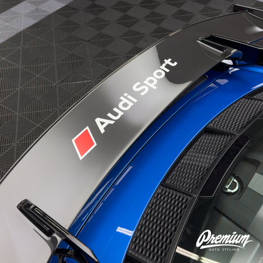 Audi R8 wing decal