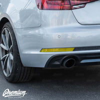 Rear Bumper Reflector Overlays | 2017-2018 Audi A4 | 2018 Audi S4
