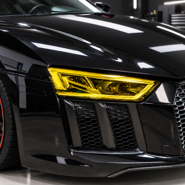 2016–2024 Audi R8 Yellow Headlight PPF Pre-Cut Protection Film Kit
