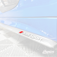 Audi Sport Side Skirt Vinyl Decal Set
