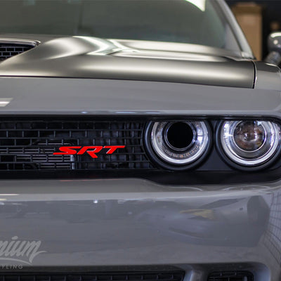 SRT Hellcat Badge Emblem Inlay Kit  (Front & Rear)