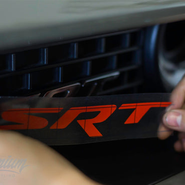 Dodge Challenger SRT Hellcat Badge Emblem Inlay Kit