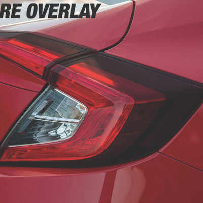 Tail Light Red Tint Insert Overlays