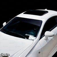 Universal Fit | SATIN BLACK Window Banner - Blank ( No Logo )