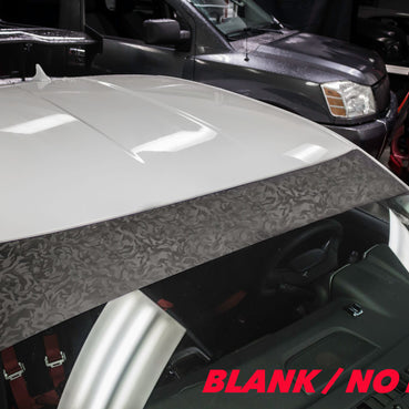 Shadow Black  Windshield Banner ( NO LOGO )