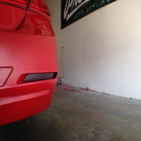 Rear Bumper Reflector Overlays - Smoke Tint | 2012-2015 BMW F30 Sedan